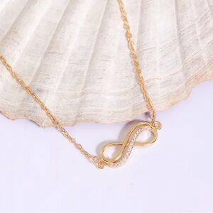 Boutique 9 Gold Infinity Necklace